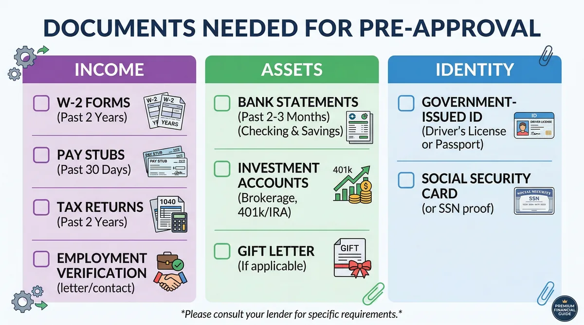 Side-by-side infographic comparing FHA and conventional loan requirements including credit score, down payment, and mortgage insurance